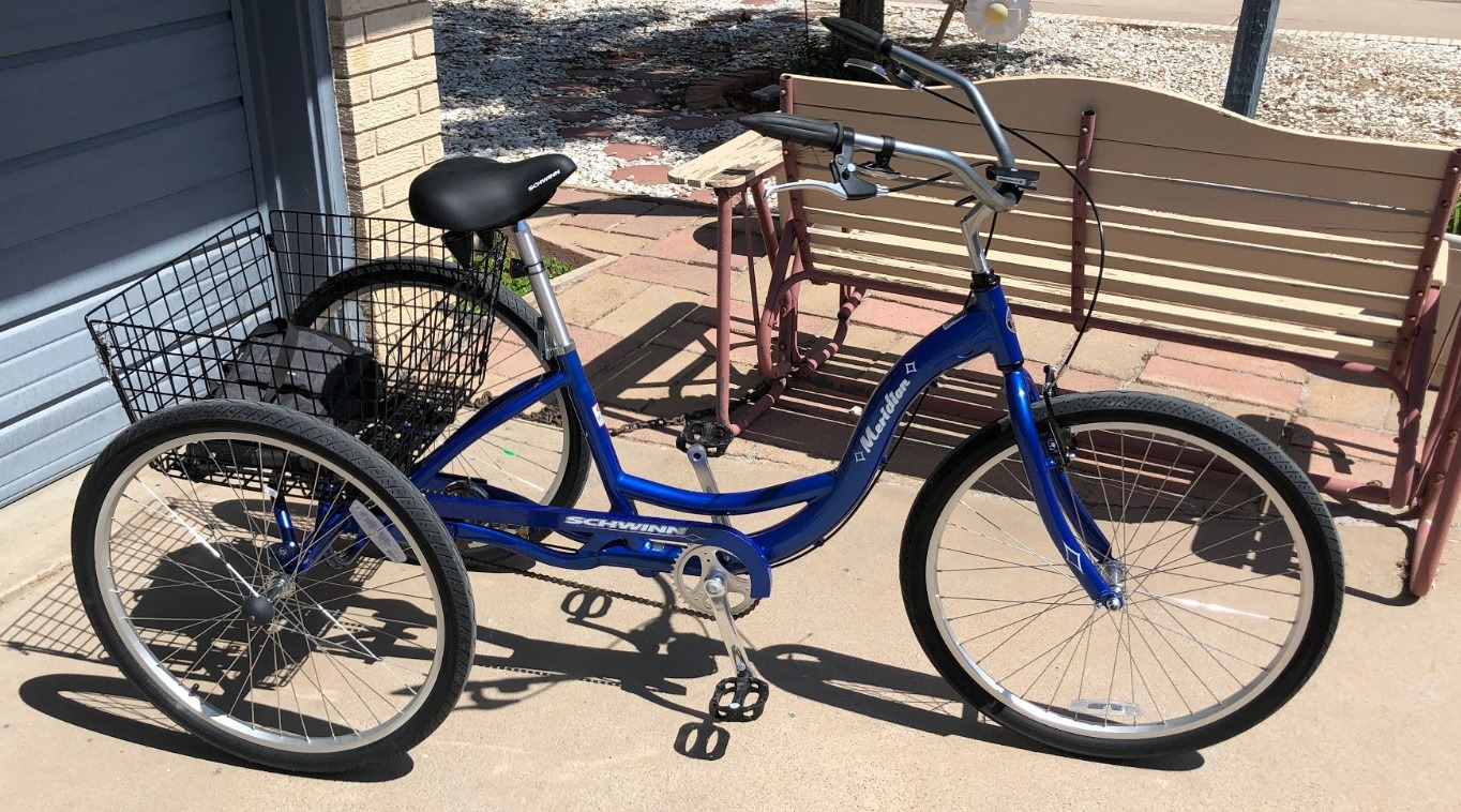 Schwinn Meridian Adult Tricycle, 26-Inch Wheels, Low Step-Through Aluminum Frame customer photo 1