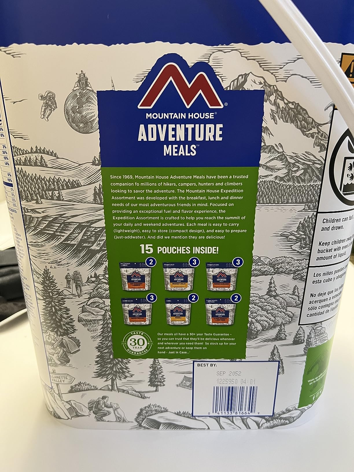 Mountain House Emergency Meal Assortment Kits, Freeze-Dried Survival Food Kit for Disaster Preparedness & Long-Term Storage, 30-Year Shelf Life customer photo 2