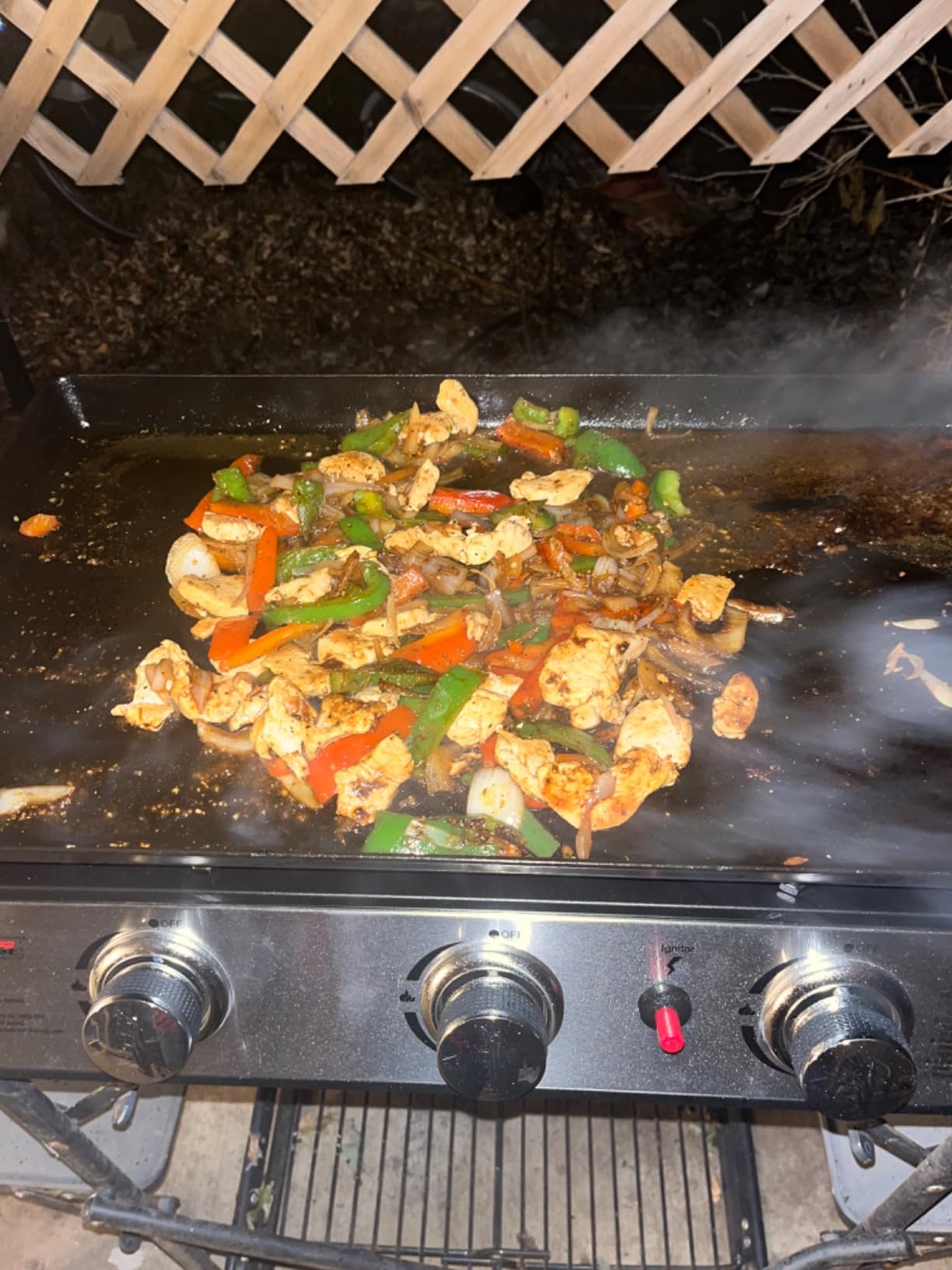 Royal Gourmet PD1301R 3 Burner Tabletop Propane Gas Griddle with Cover - 24 Inch Portable customer photo 2
