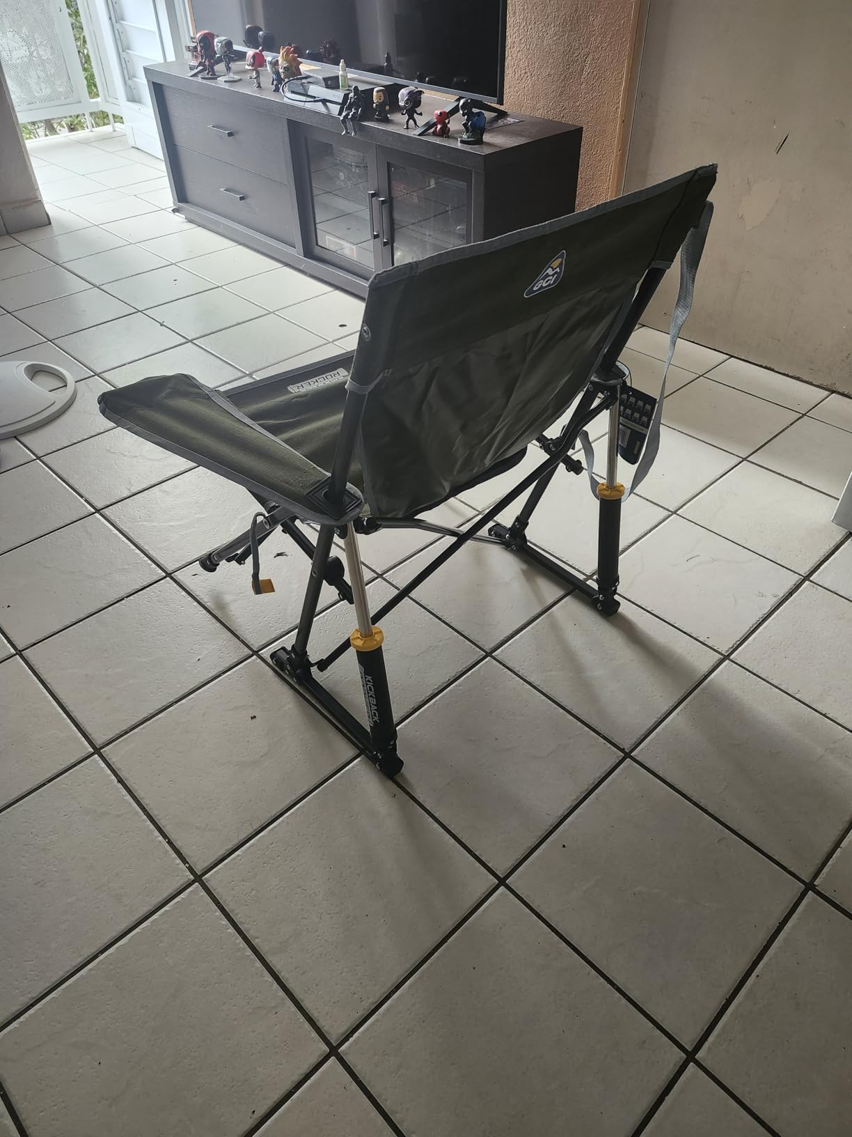 GCI Outdoor Kickback Rocker Camping Chair | Portable Folding Rocking Chair with Durable Armrests, Drink Holder & Relaxed Lowered Seat for Comfort customer photo 2