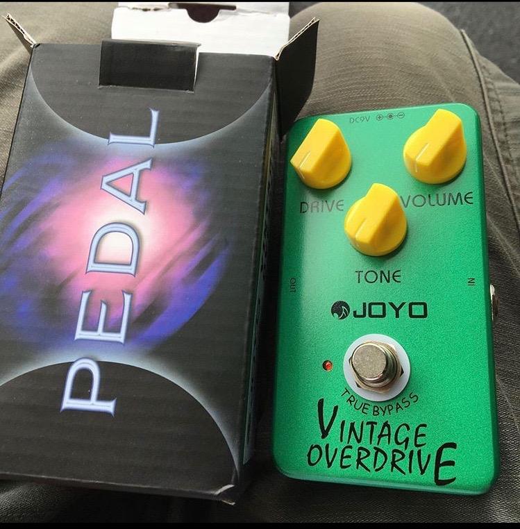 JOYO Vintage Overdrive Guitar Pedal, Smooth Overdrive Tone with RC4558 Chip, True Bypass (JF-01) customer photo 1