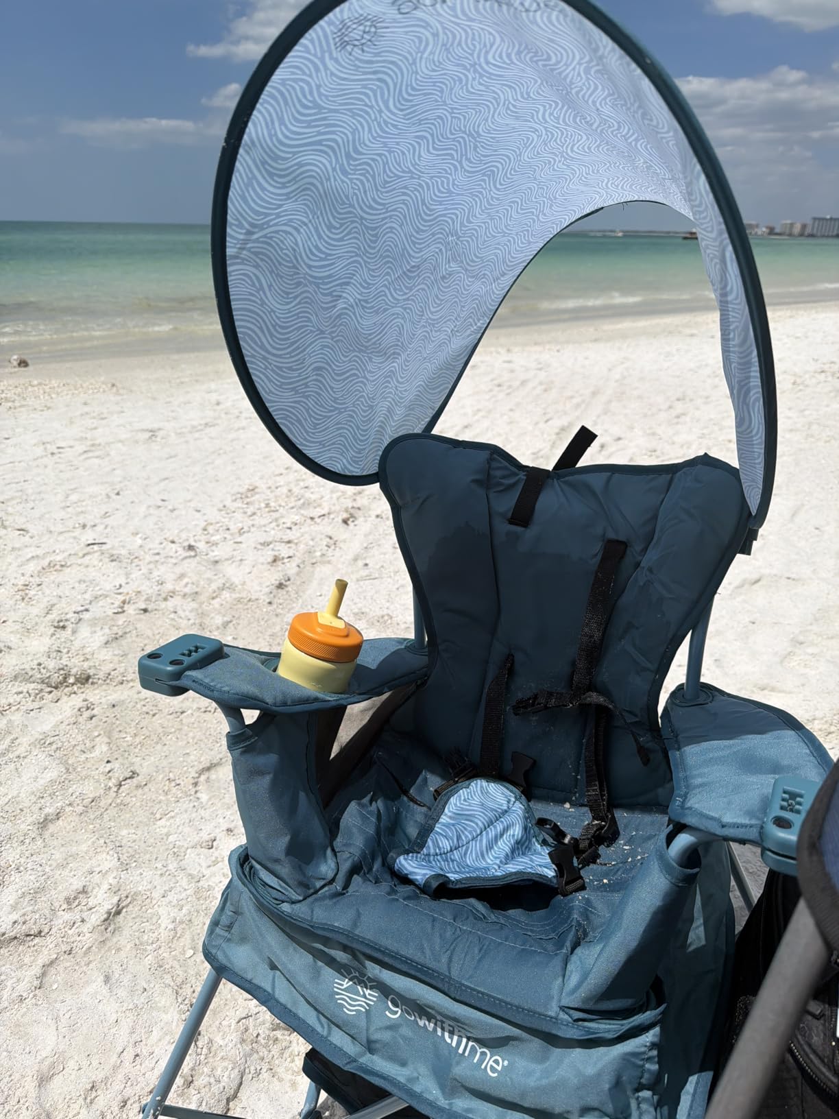 Baby Delight Go with Me Venture Portable Chair | Indoor and Outdoor | Sun Canopy | 3 Child Growth Stages | Carbon Camo customer photo 2
