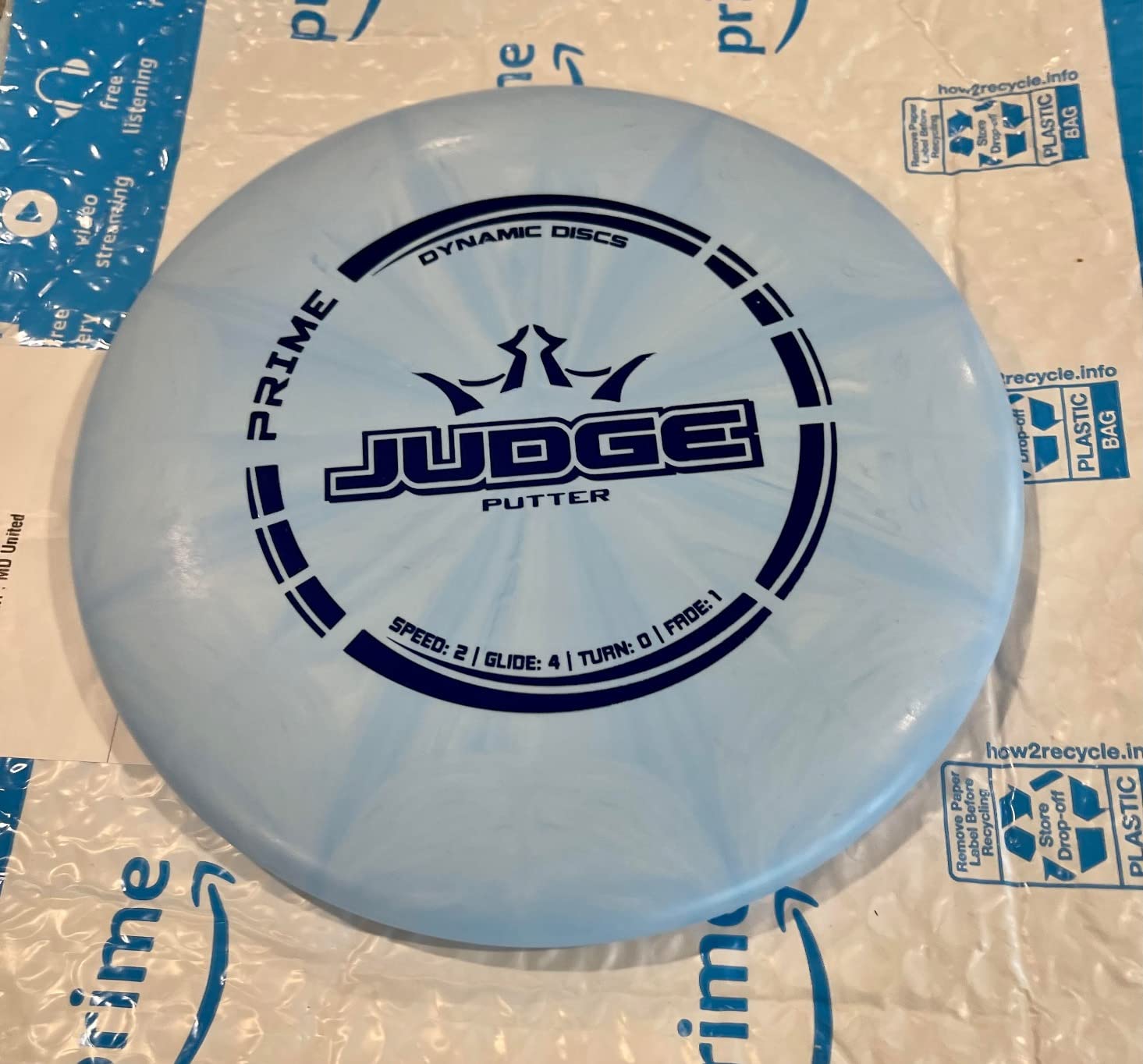 Dynamic Discs Prime Burst Judge Disc Golf Putter, Men and Women Frisbee Golf Putter, 170g Plus, Beaded Throwing Frisbee Golf Putter, Stable Disc Golf Flight customer photo 1
