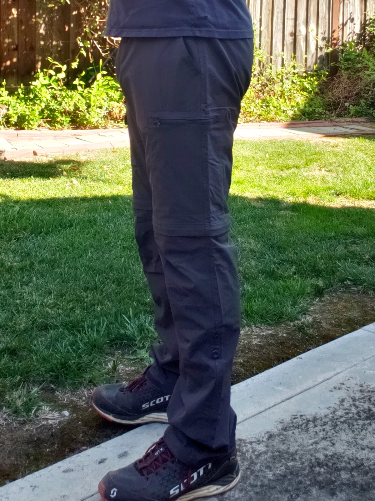 Mens Convertible Hiking Pants: 3 in 1 Zip-Off Lightweight Quick-Dry Water-Resistant with 5 Deep Pockets for Travel customer photo 1
