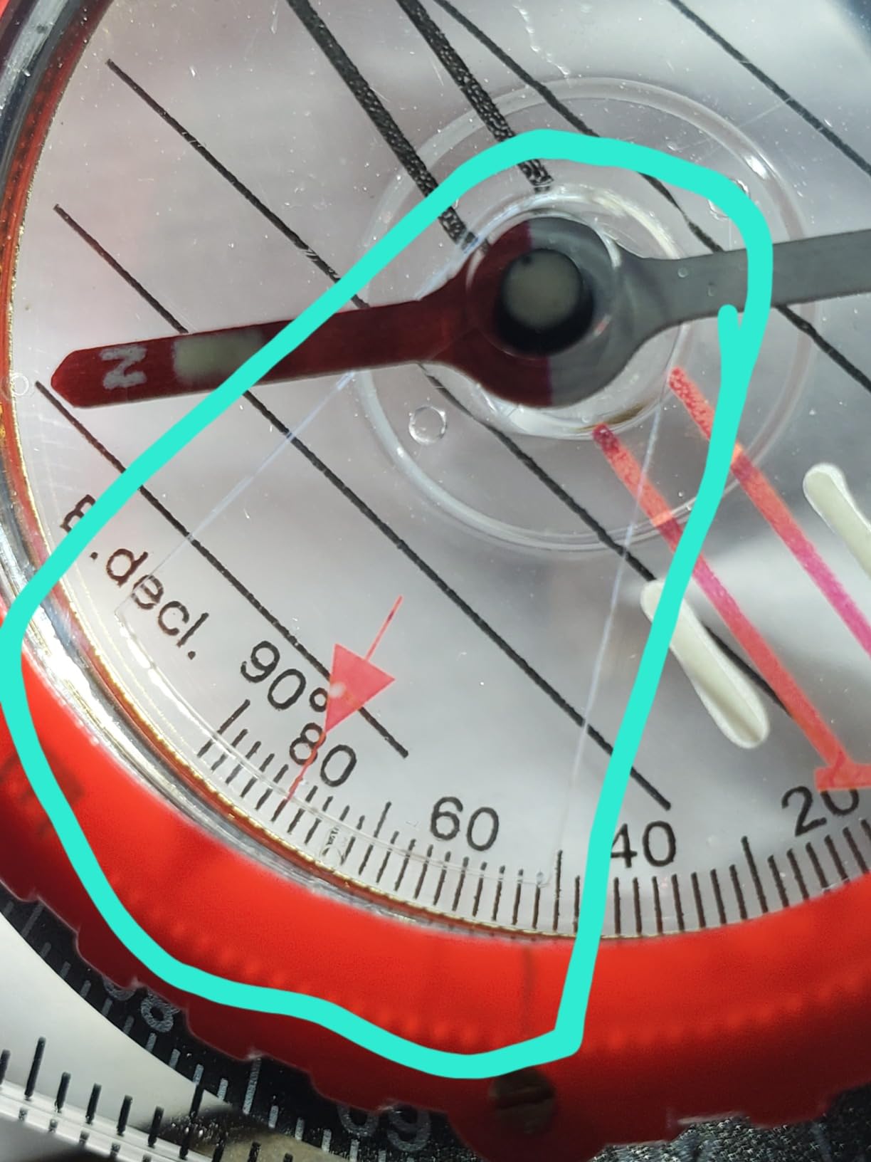 Boy Scout Sighting Compass - Adjustable Declination Mirror, Compass Base Plate, Orienteering & Hiking Navigation - Military Grade, Backpacking & Camping Tool customer photo 2