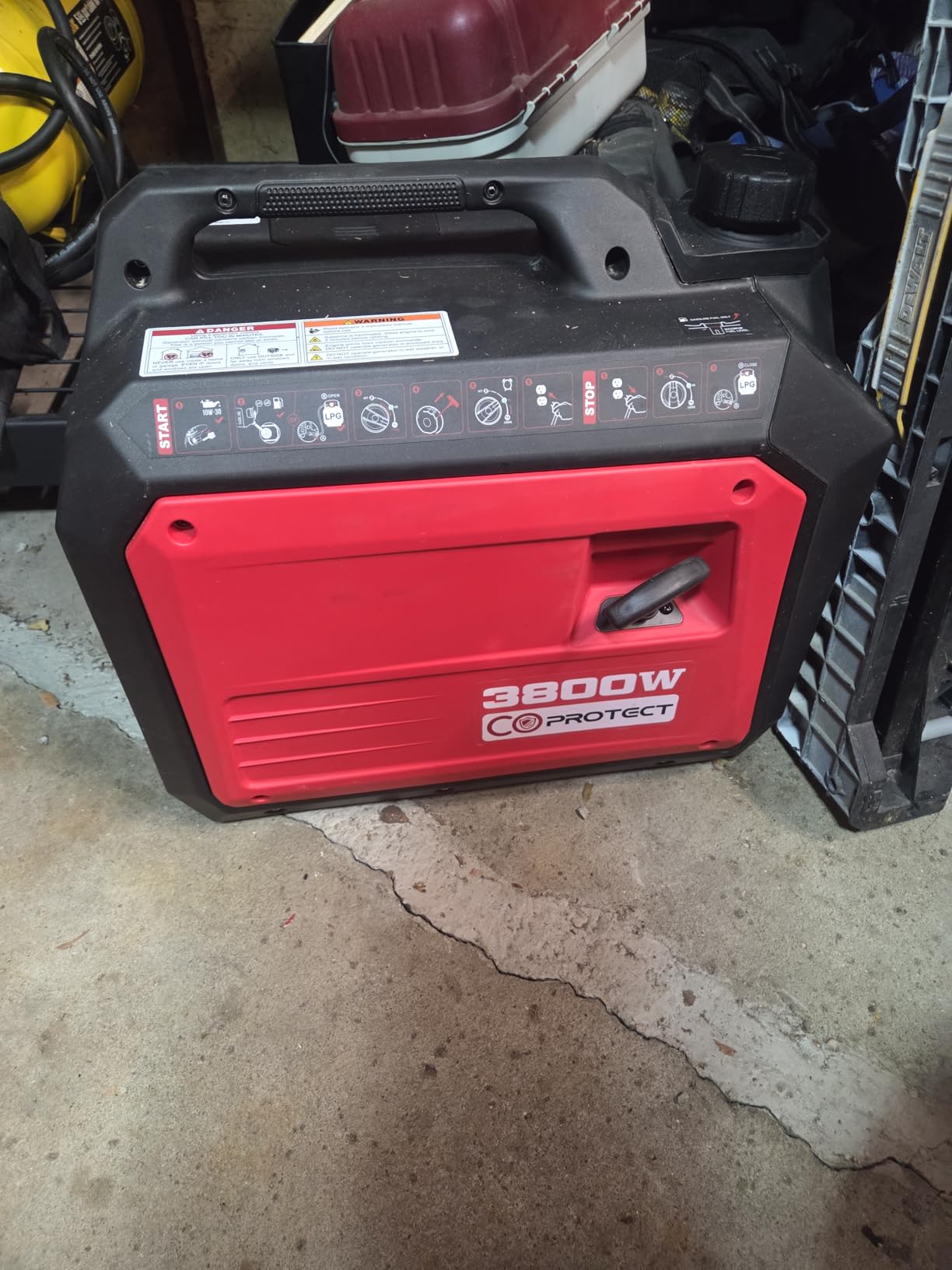 PowerSmart 2500 Watt Portable Inverter Generator, 79.8cc Gas Powered Engine with 5.5H Long Runtime, Ultra Quiet Small Generator for Camping, RV, Home Power Outage and Outdoor Emergency customer photo 1
