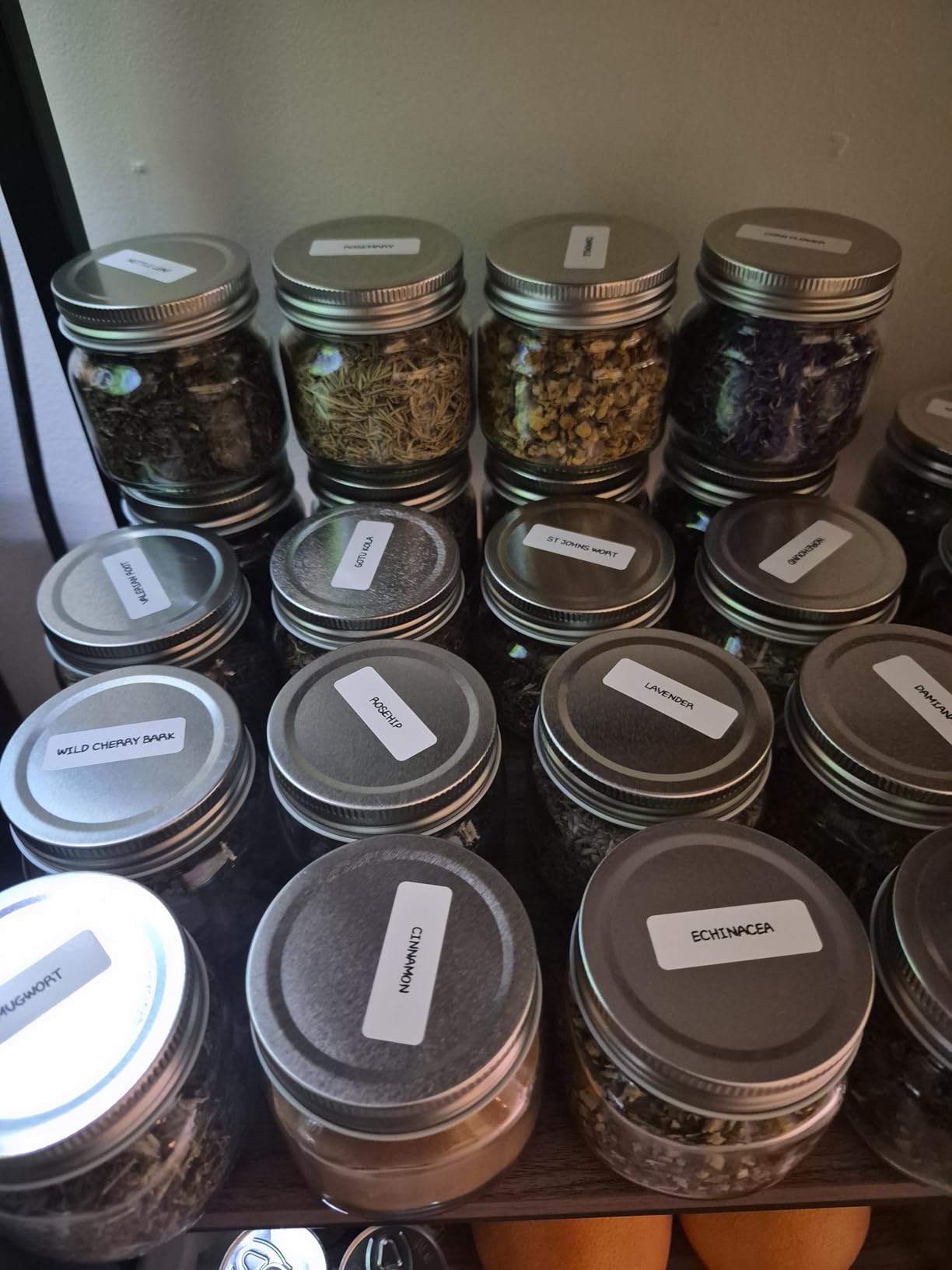 Mason Jars 8 oz 30 Pack- Small Mason Jars With Silver Lids -1/4 Quart Canning Jars| Storage Glass Jars With Lids For Jelly, Jam, Honey, Pickles - Spice Glass Jars - With 30 Chalkboard Labels customer photo 2