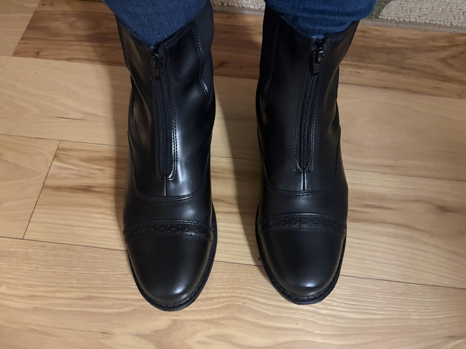 TuffRider Ladies Starter Front Zip Paddock Boots customer photo 1