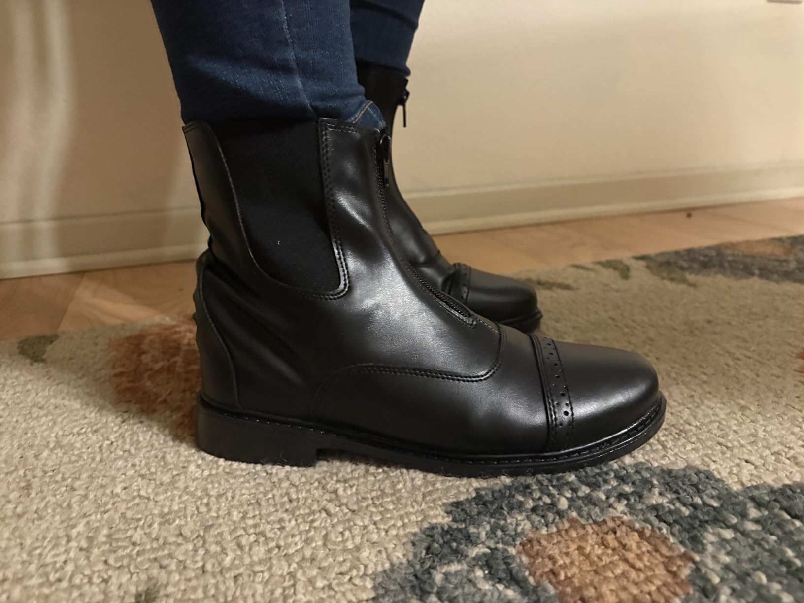 TuffRider Ladies Starter Front Zip Paddock Boots customer photo 2