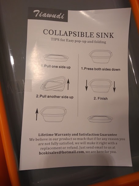 2 Pack Collapsible Sink with 2.25 Gal / 8.5L Each, Foldable Dish Tub for Washing Dishes, Camping, Hiking and Home, Portable Washing Basin customer photo 2