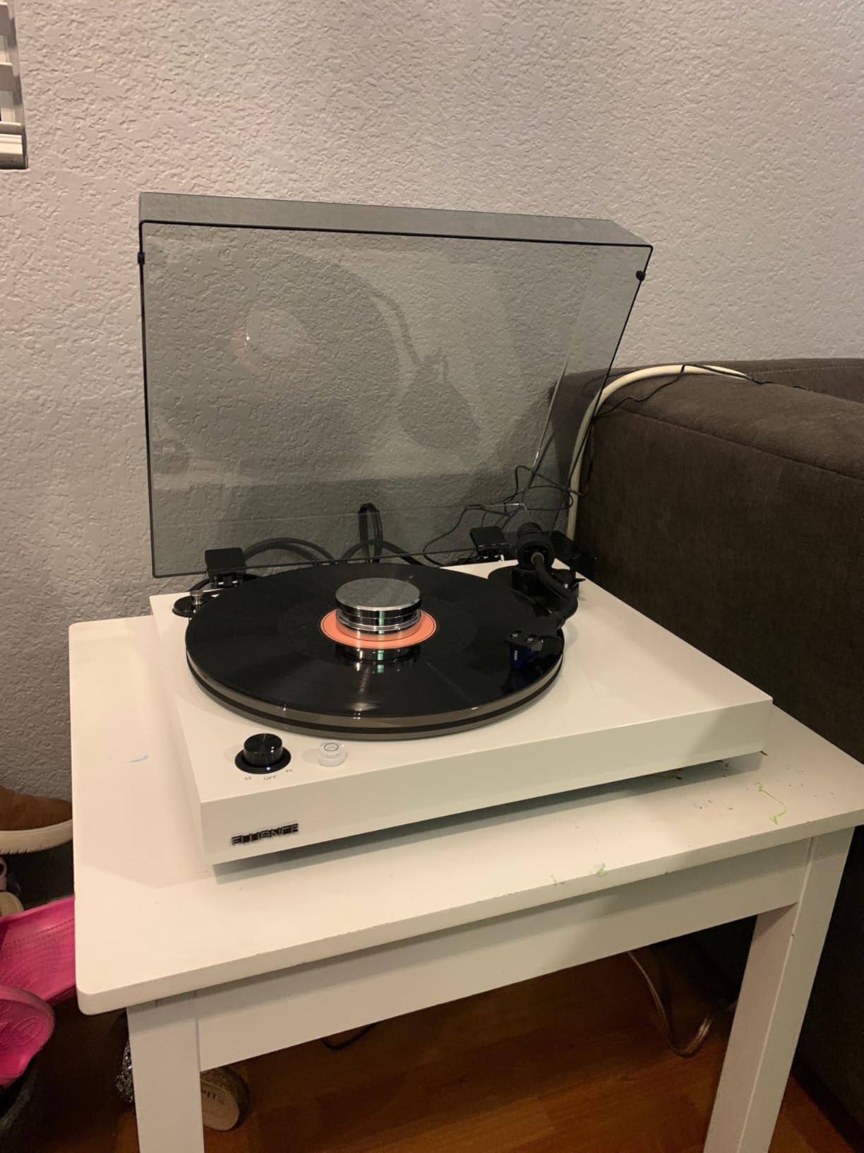 Fluance RT85 Reference High Fidelity Vinyl Turntable Record Player with Ortofon 2M Blue Cartridge, Acrylic Platter, Speed Control Motor, High Mass MDF Wood Plinth, Vibration Isolation Feet - Bamboo customer photo 1
