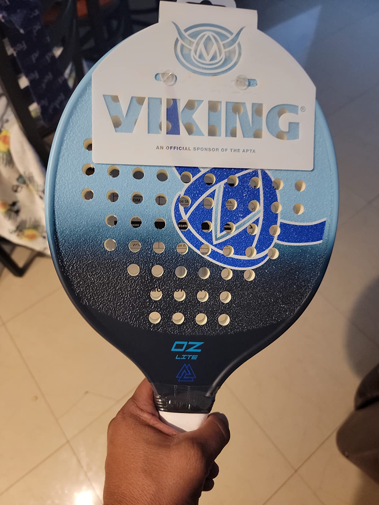 Viking OZ Lite GG (Gradient) Platform Tennis Paddle customer photo 2