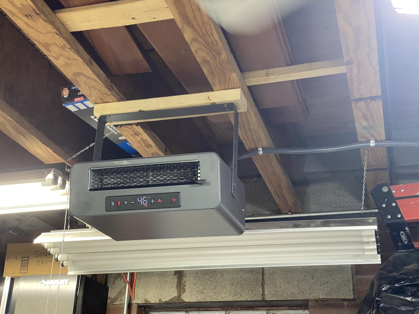 Heat Storm HS-6000-GC Infrared Garage Heater, Gray customer photo 1