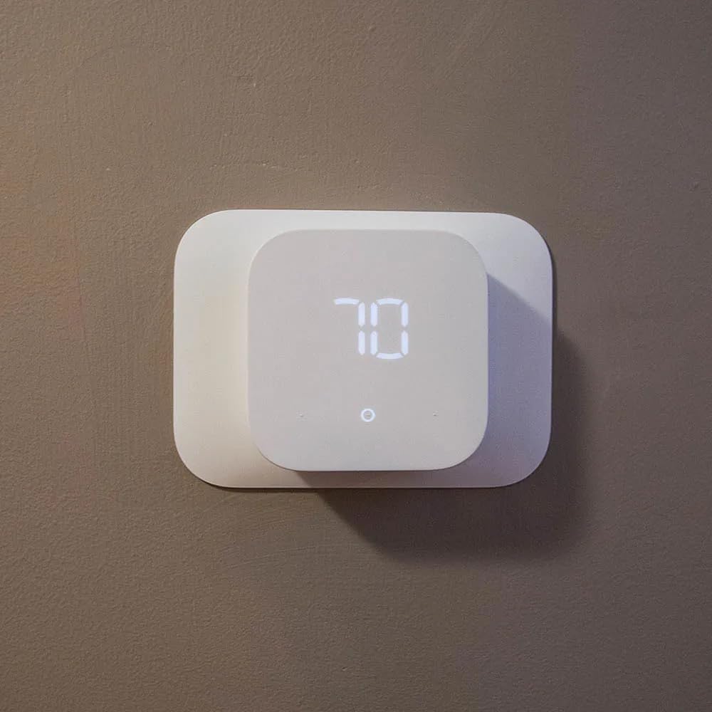 Smart Thermostat - Save money and energy - Works with Alexa and Ring - C-wire required customer photo 1