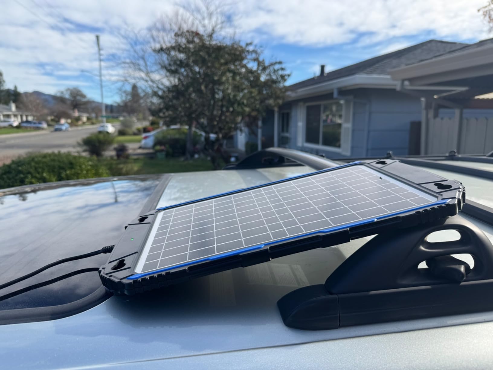 SUNER POWER Waterproof 12W 12V Solar Battery Charger & Maintainer Pro, Built-in UltraSmart MPPT Charge Controller, 12 Volt Solar Panel Trickle Charging Kits for Car Automotive Boat Marine RV customer photo 1
