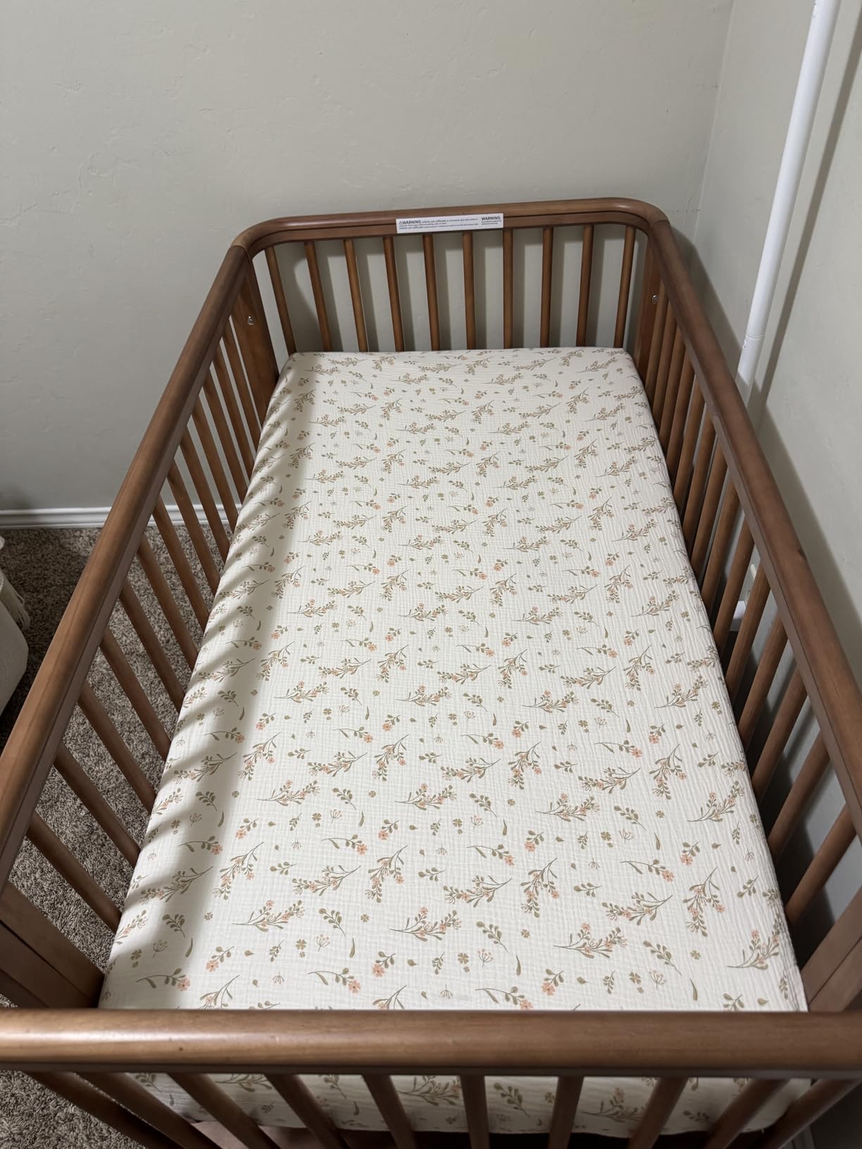 HALO DreamWeave Crib & Toddler Mattress - 100% Breathable Mattress and Core, Dual Sided 2-Stage Design, Machine Washable Cover, Hypoallergenic, Open Strand Polymer Core, Greenguard Cert. customer photo 2