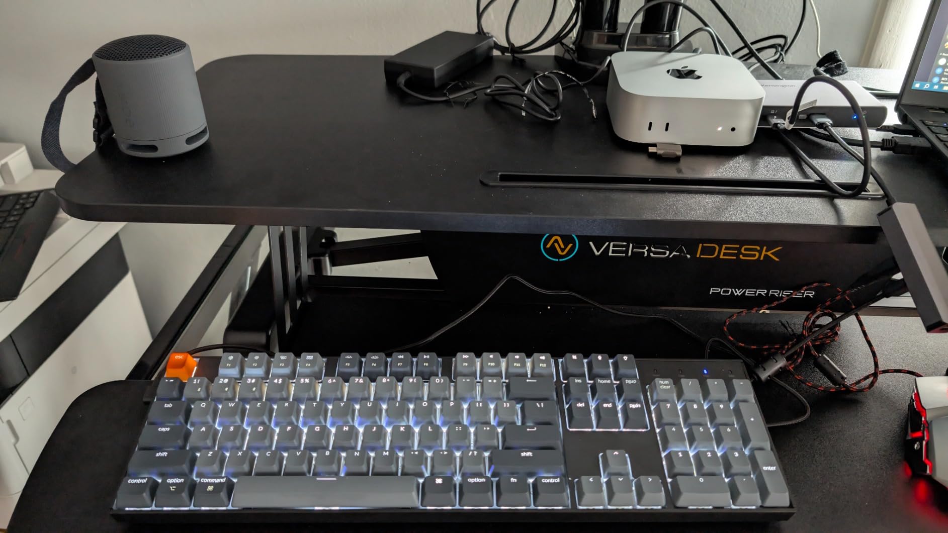 Keychron K10 Full Size 104 Keys Bluetooth Wireless Mechanical Gaming Keyboard for Mac Windows with Keychron Super Brown Switch, White LED Backlight customer photo 2