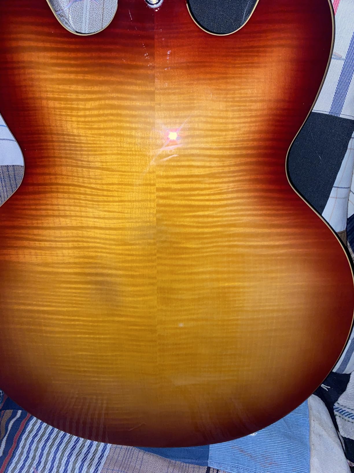 Epiphone ES335 Figured Top Semi Hollowbody Electric Guitar - Blueberry Burst customer photo 1