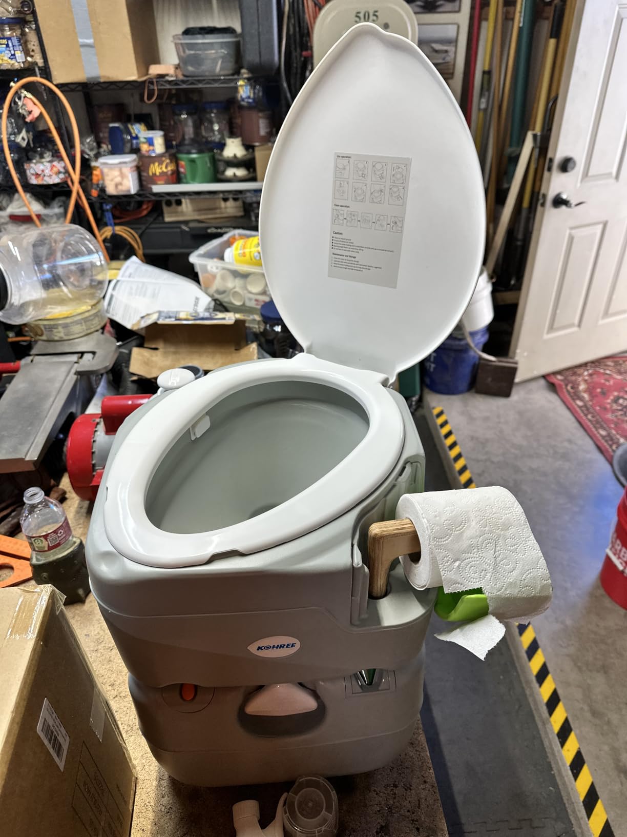 Kohree Portable RV Toilet, Camping Toilet Porta Potty, 5.8 Gallon Detachable Waste Tank customer photo 2