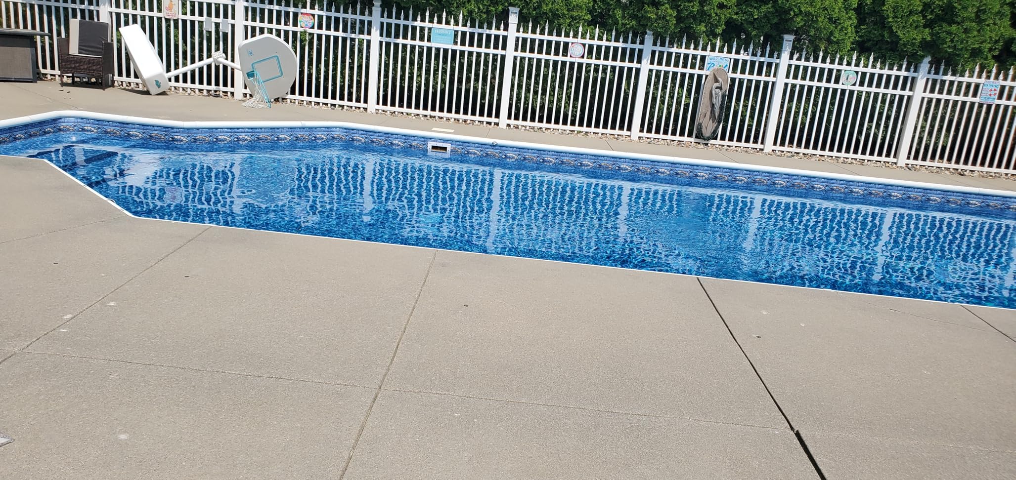POOLWHALE Professional Pool Skimmer Net, Fine Mesh Net Bag, Heavy Duty Swimming Leaf Skimmer Cleaning Tool - Fast Cleaning, Debris Pickup Removal - Fits Standard Swimming Pool Poles (No Pole) customer photo 2