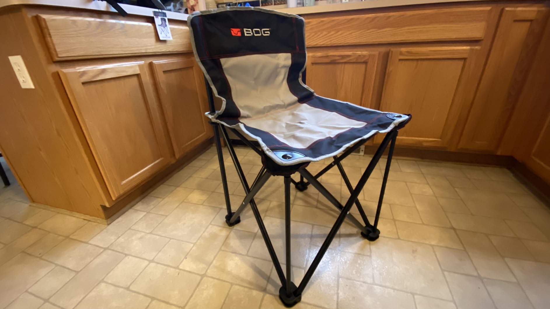 BOG Low Profile Turkey Ground Blind Chair with Rugged Construction, Aluminum Frame, Extended Seat Area, Quiet Setup, Breathable Textilene Fabric, and Carry Bag for Hunting, Shooting, and Outdoors customer photo 2