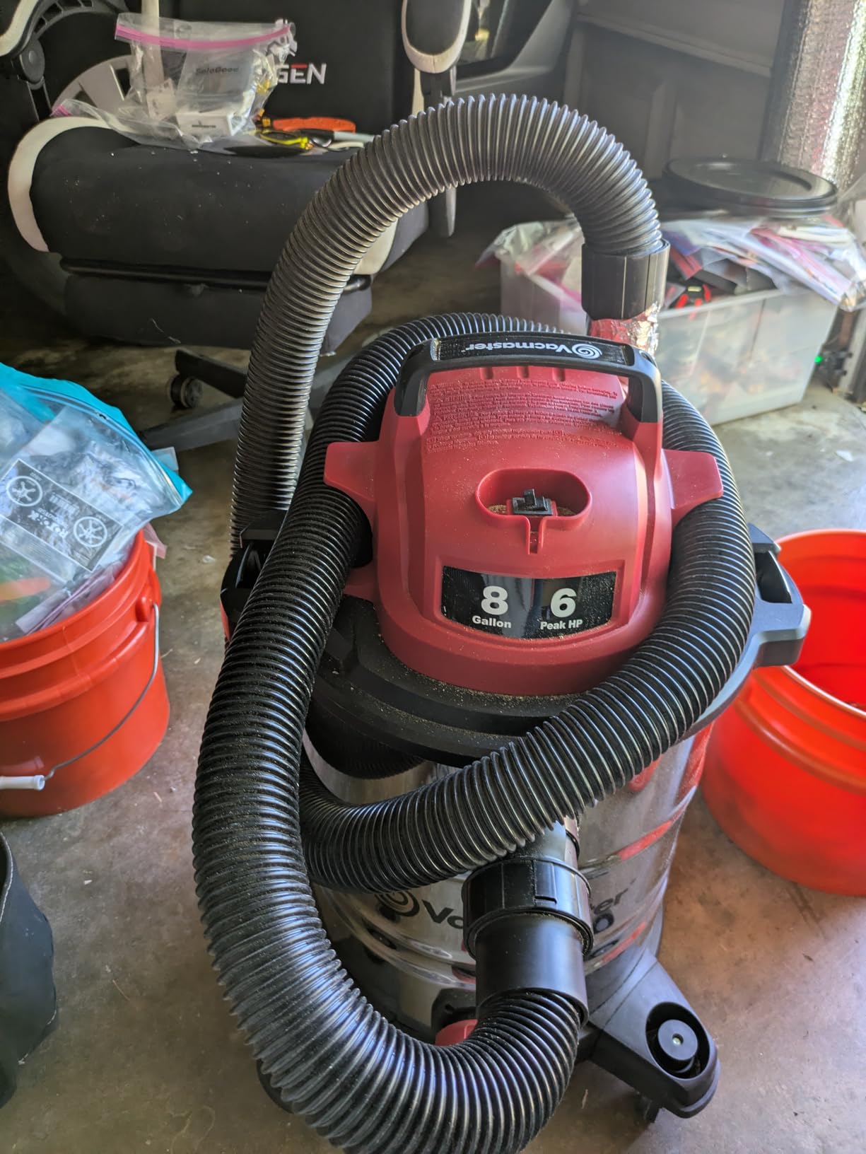 Vacmaster 5-Gallon 4 Peak HP Stainless Steel Wet/Dry Vacuum - VOC508S 1101 customer photo 1