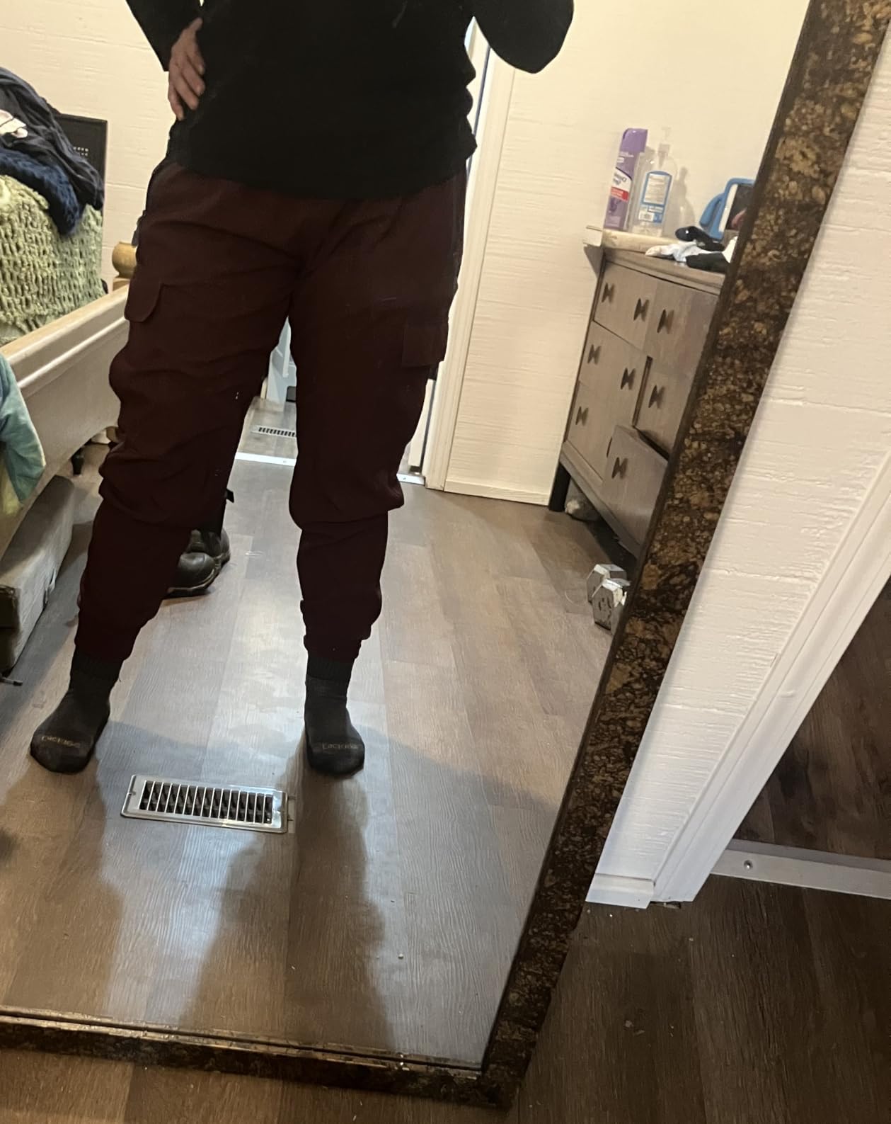 Libin Women's Cargo Joggers Lightweight Quick Dry Hiking Pants Athletic Lounge Casual Travel customer photo 1