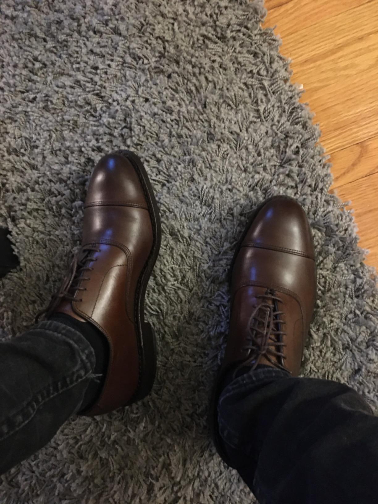 Allen Edmonds Men's Park Avenue Waterproof Cap-toe Oxford Dress Shoe customer photo 2