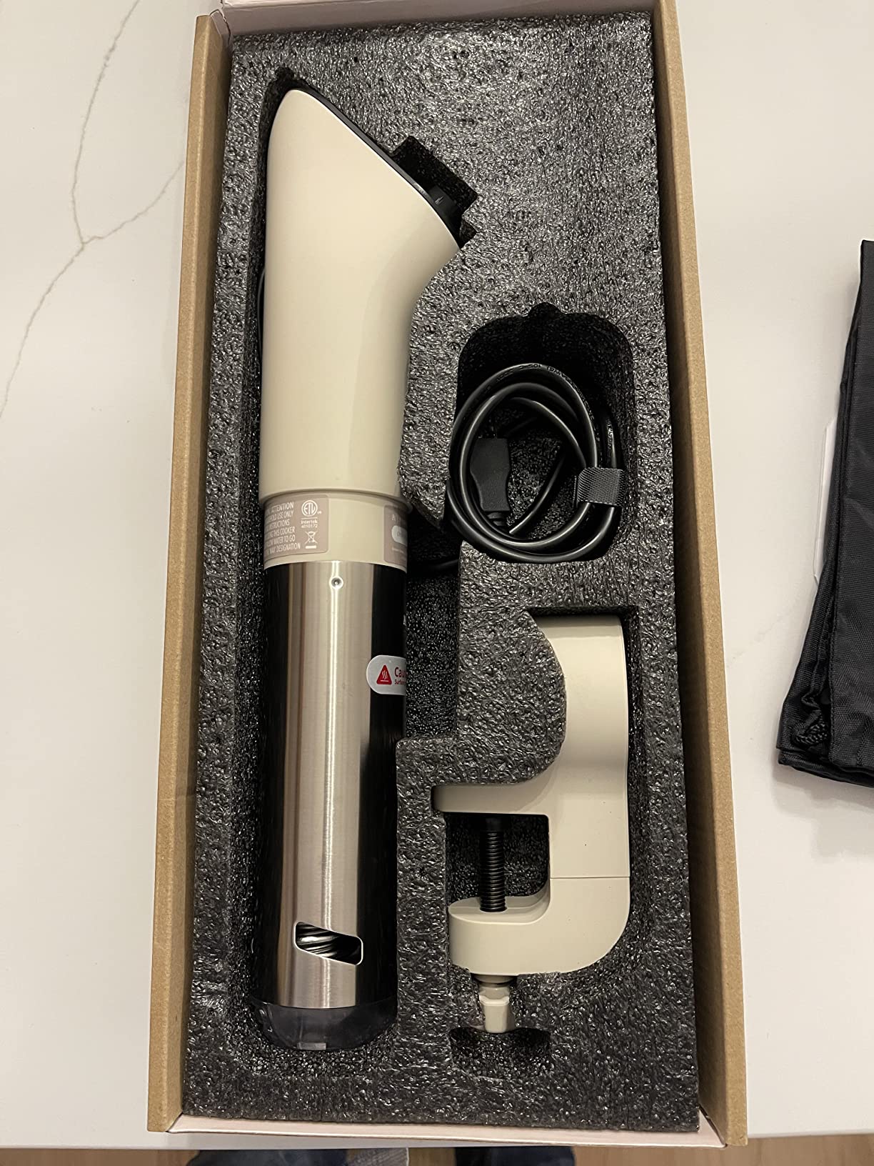 Greater Goods Sous Vide Cooker, 1100W, No App or WiFi Needed (Onyx Black) customer photo 1