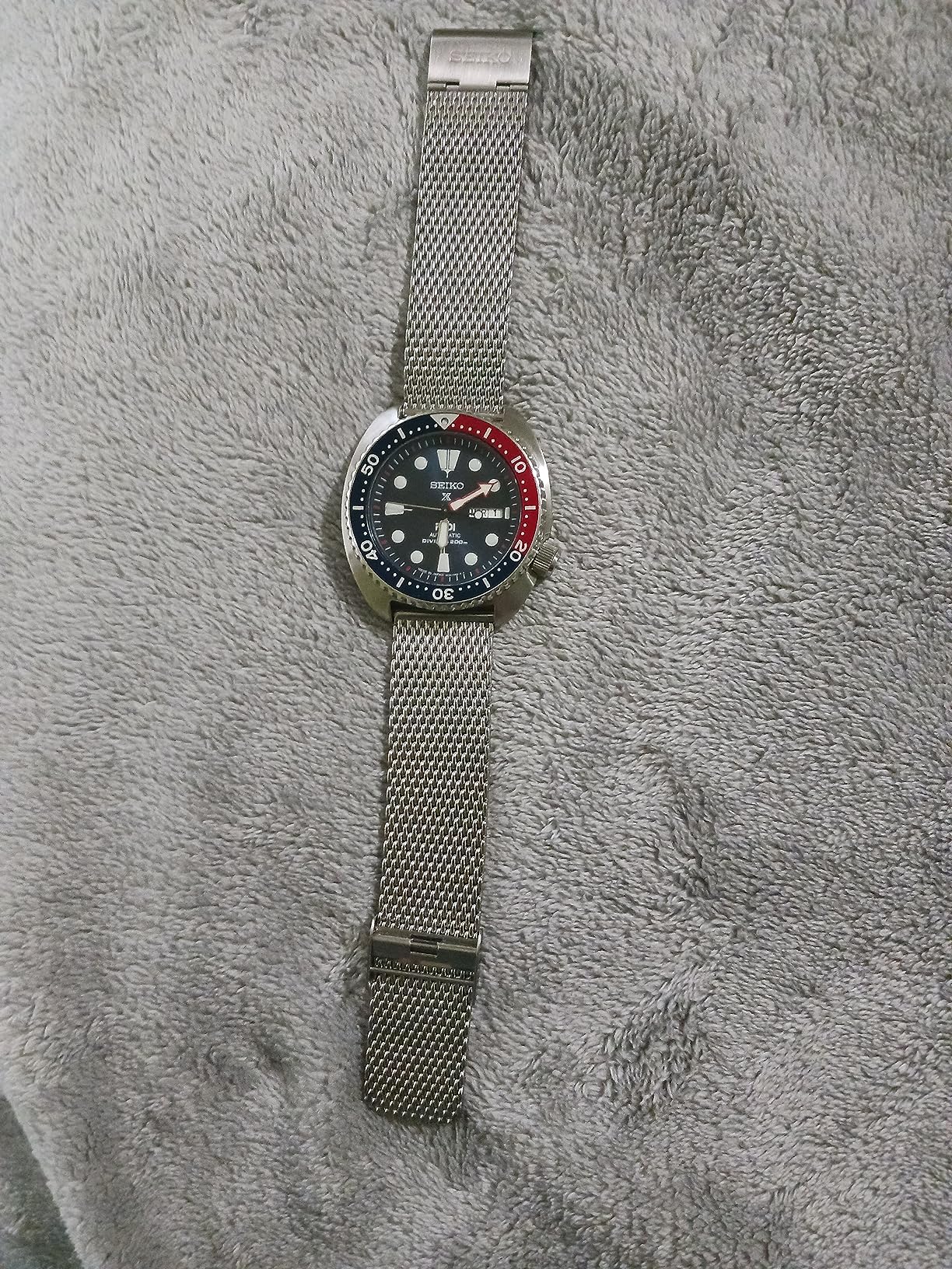 SEIKO SRPE99 Automatic Dive Watch - Prospex PADI Special Edition - LumiBrite Hands, Elapsed Timing Bezel - Water Resistant 200M customer photo 2