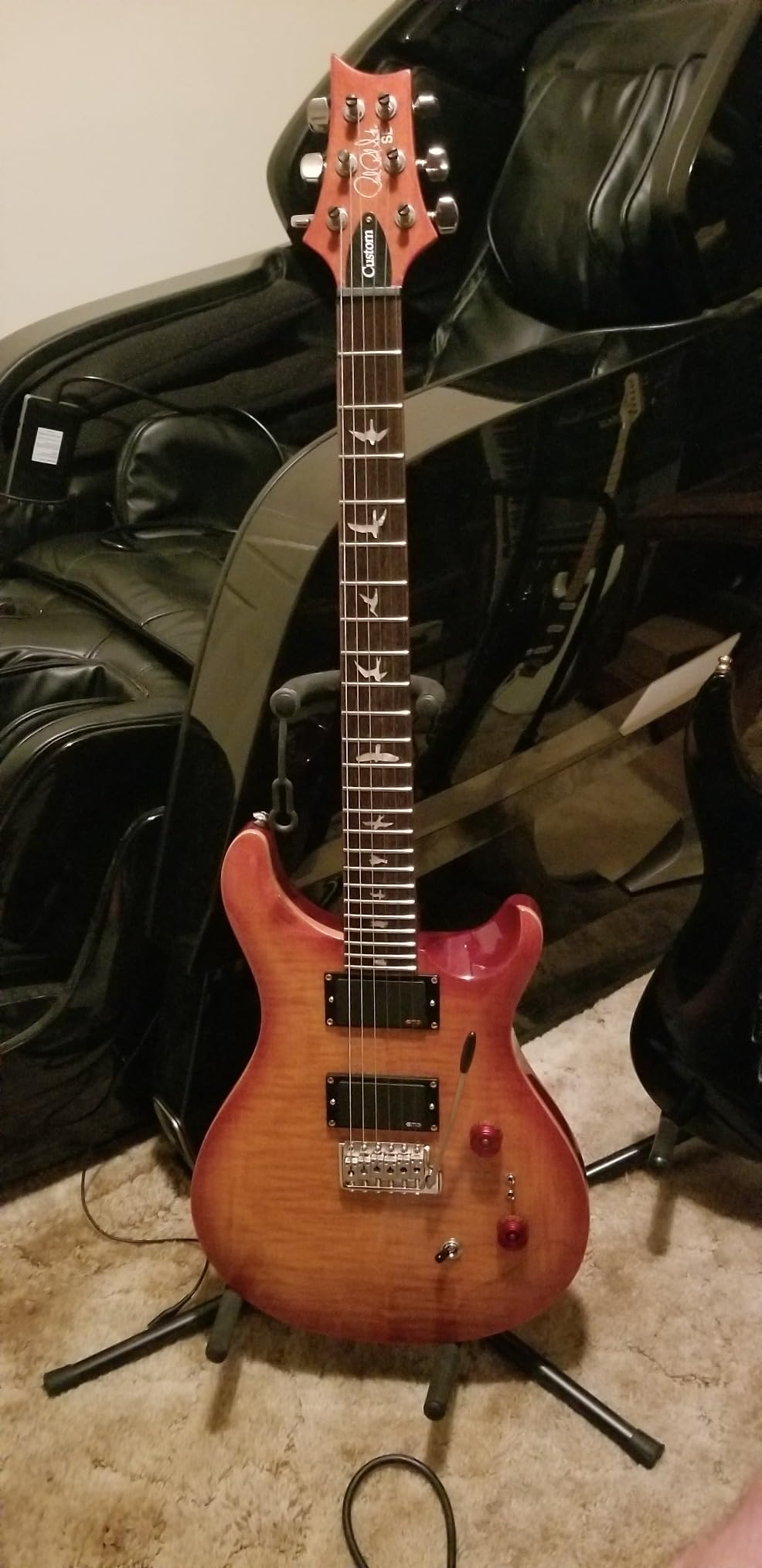 PRS SE Custom 24-08 Electric Guitar, Vintage Sunburst with Gigbag customer photo 1