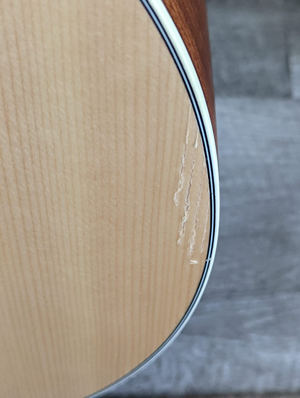 Guild F 240E Jumbo Acoustic Elec Guitar Natural customer photo 2