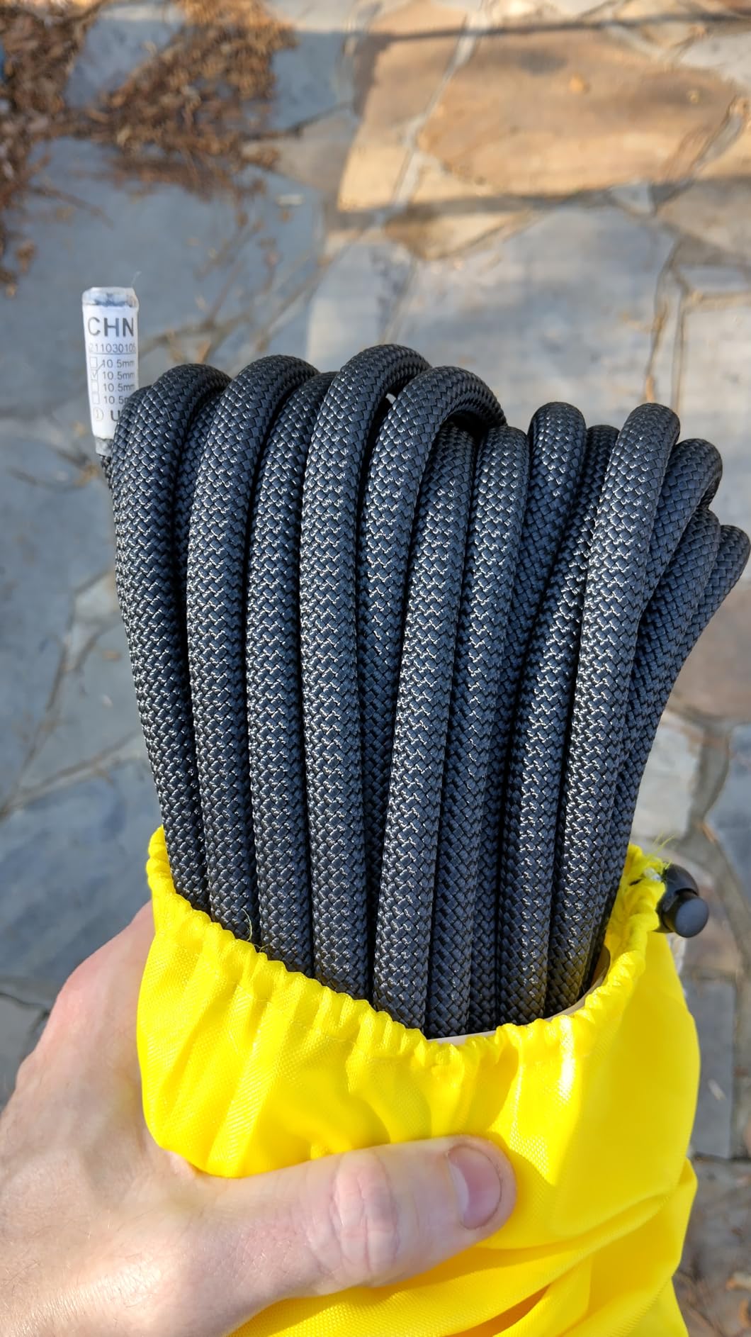 X XBEN Outdoor Climbing Rope 10M(32ft) 20M(64ft) 30M(96ft) 50M(160ft) 70M(230ft) 152M(500FT) 352M(1000FT) Static Rock Climbing Rope for Escape Rope Ice Climbing Equipment Fire Rescue Parachute customer photo 1