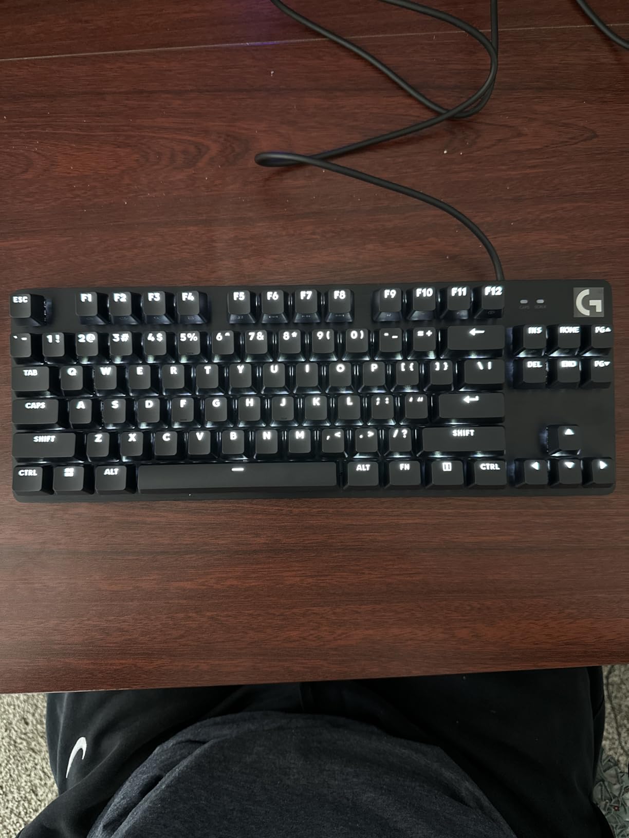 Logitech G413 TKL SE Mechanical Gaming Keyboard - Compact Backlit Keyboard with Tactile Mechanical Switches, Anti-Ghosting, Black Aluminum customer photo 2