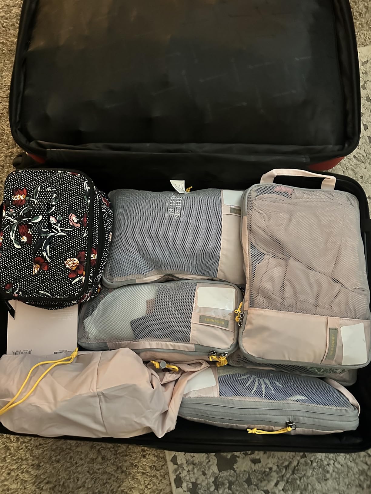 6 Set /4 Set/2 Set Compression Packing Cubes for Travel, Lightweight Luggage Organizer Bags, Durable Space Saver Bags Travel Essentials customer photo 1