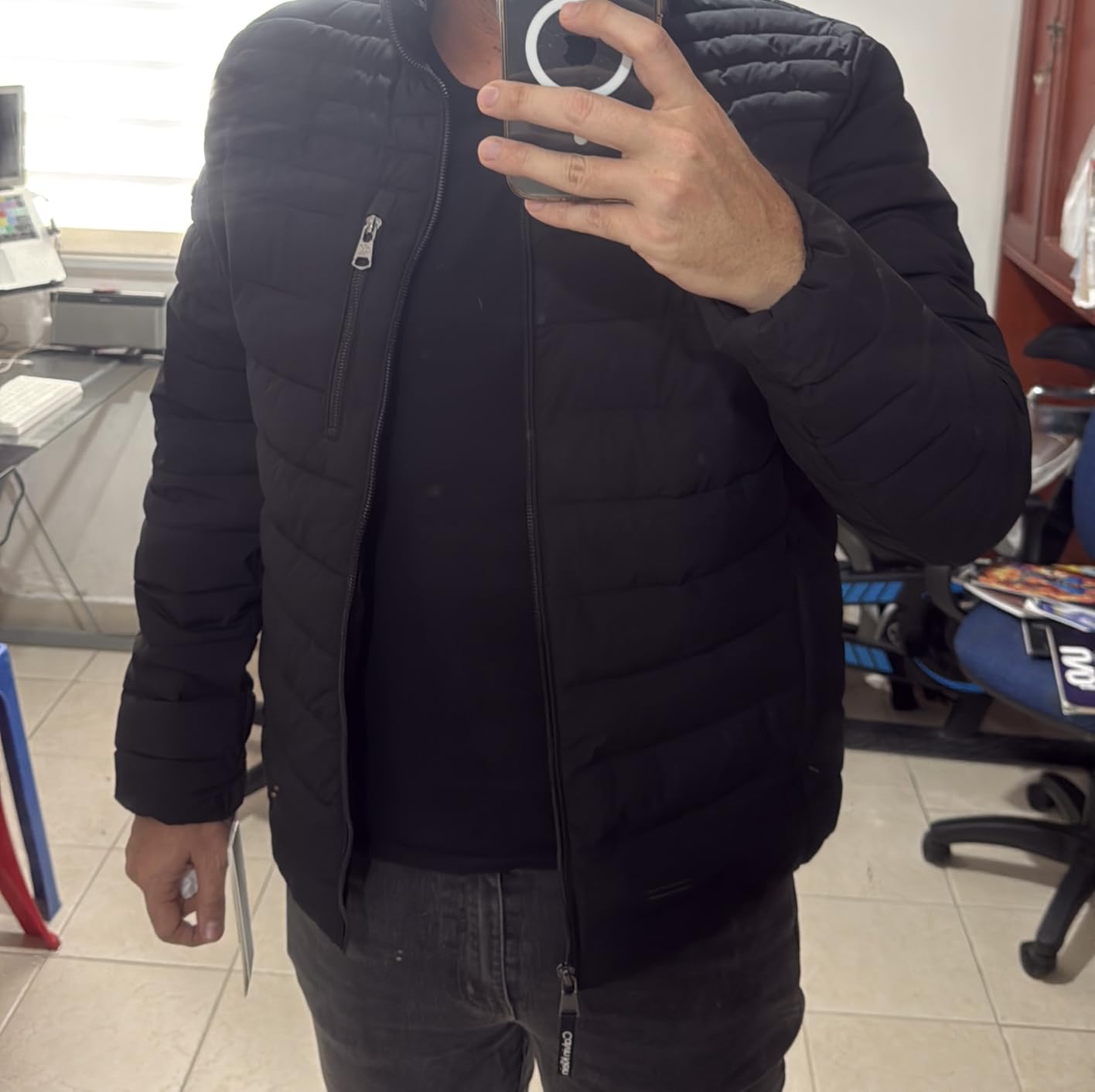 Tommy Hilfiger Men's Full Zip Down Puffer Coat customer photo 2