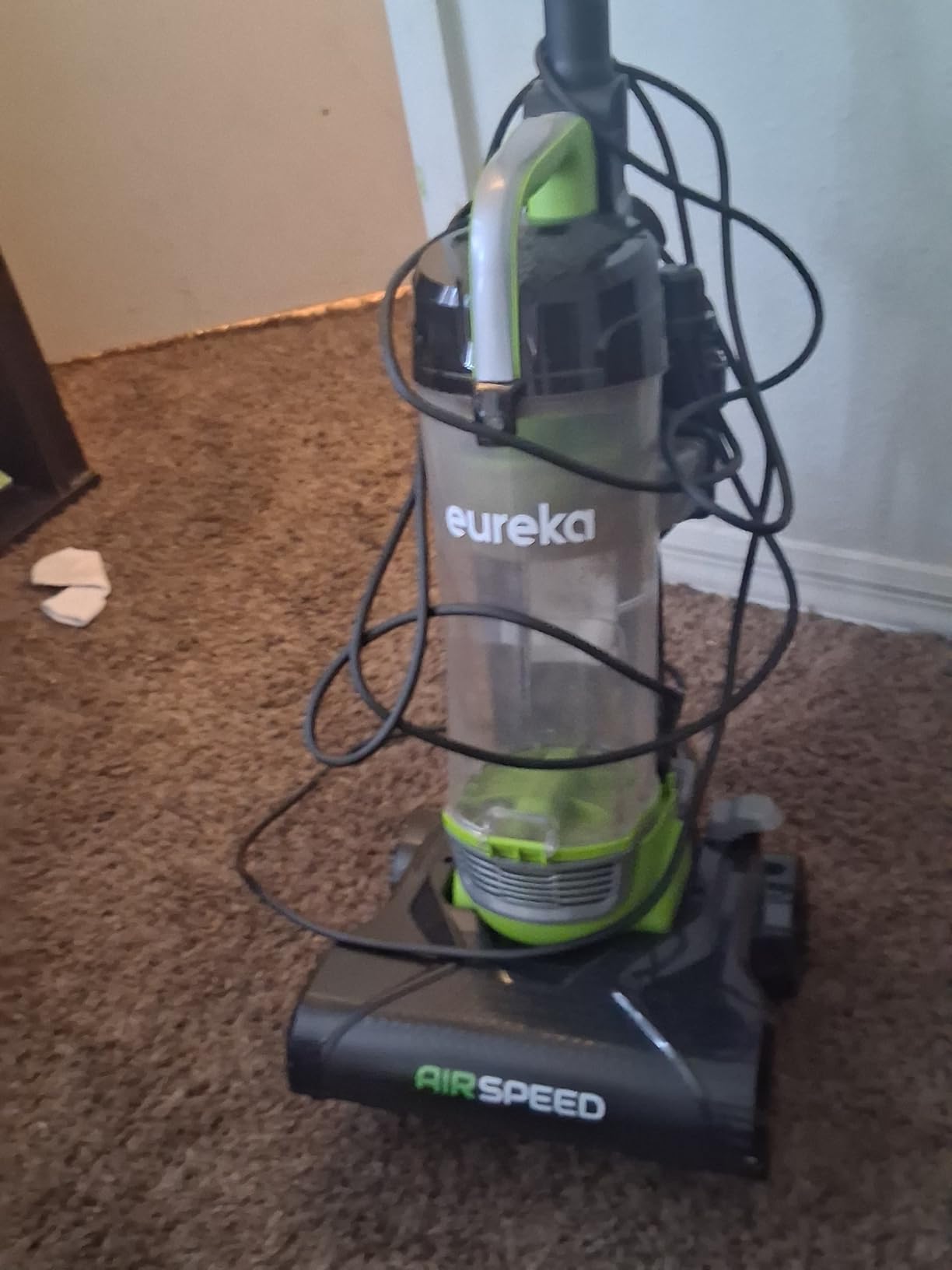Eureka NEU10AE5 Powerful Bagless Upright Vacuum Cleaner Carpet and Floor, AirSpeed Ultra-Lightweight Vacuum Cleaner, w/ Replacement Filter, Blue customer photo 1