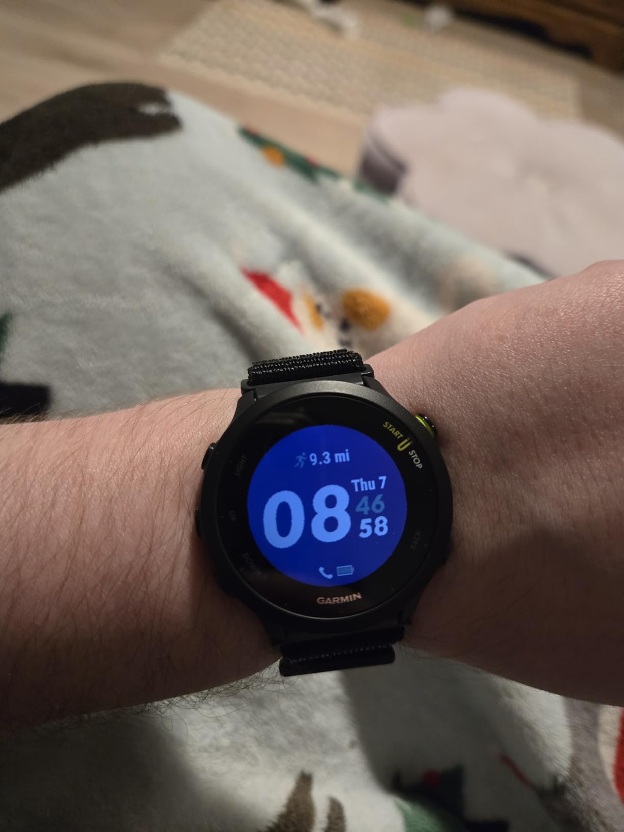 Garmin Forerunner 55, GPS Running Watch with Daily Suggested Workouts, Up to 2 Weeks of Battery Life, White customer photo 2