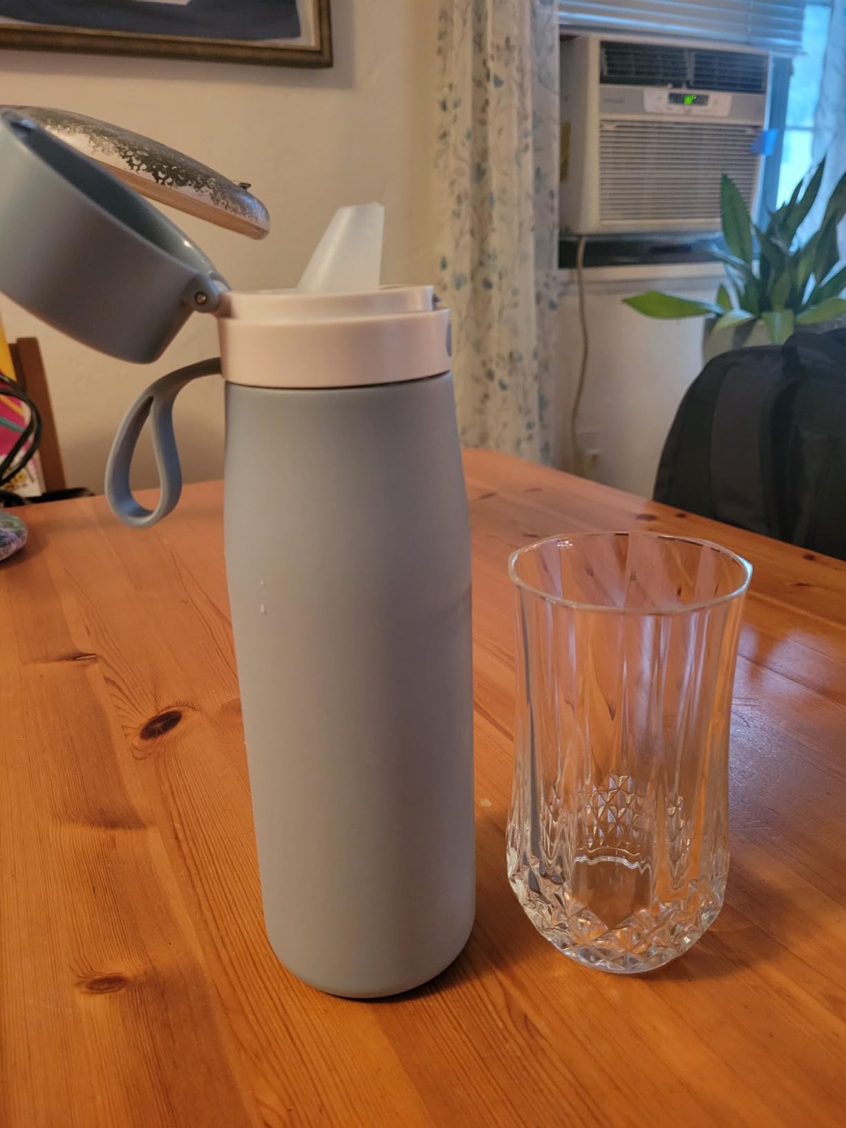 PHILIPS Water Bottle with Filter, Filter Water Bottle Stainless Steel with GoZero Everyday BPA-Free Tap Water Filter, Water Filter Bottle Keep Drink Cold 24 Hours, 1 Filter for 40 gal / 2 Months customer photo 1