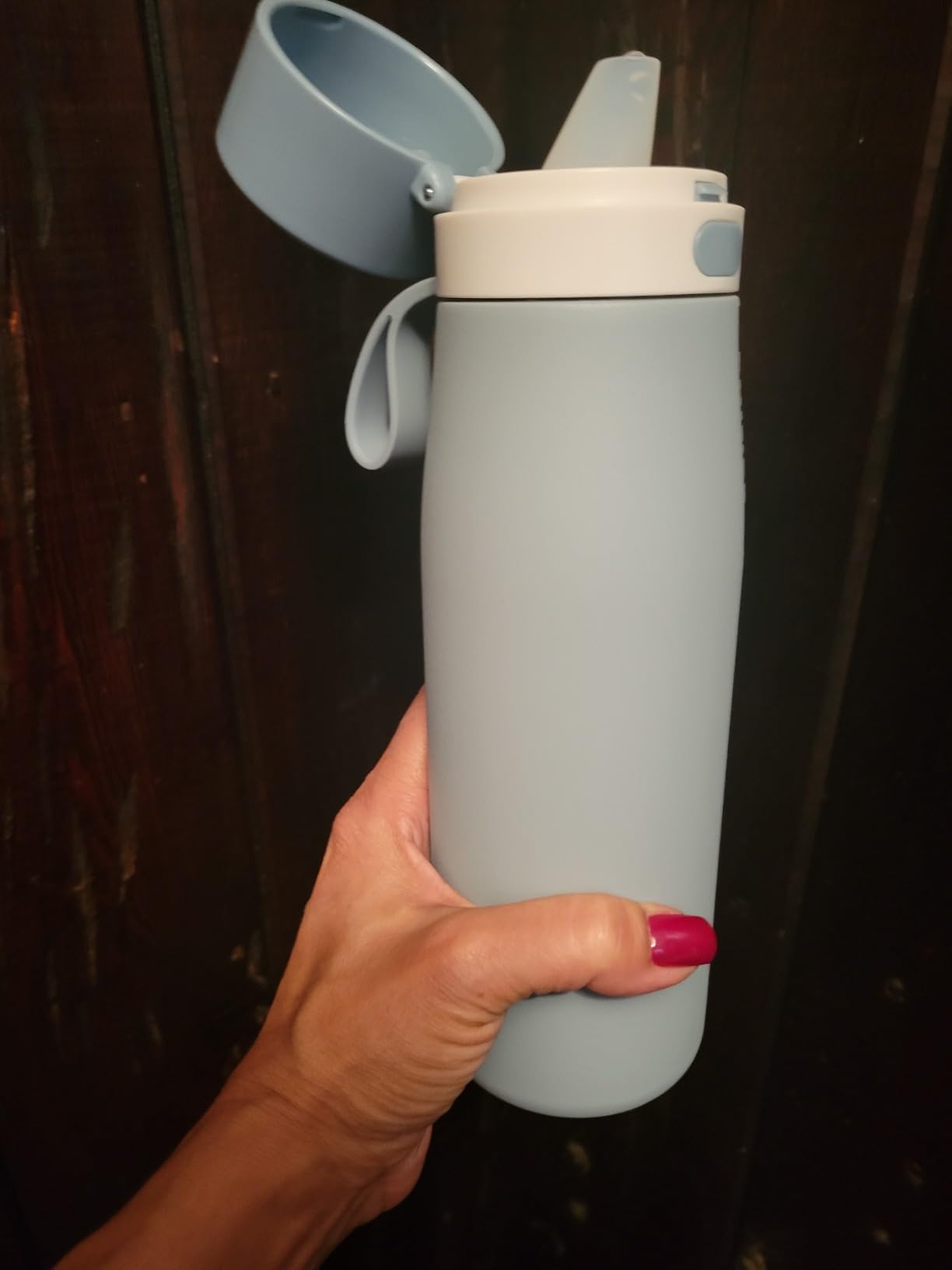 PHILIPS Water Bottle with Filter, Filter Water Bottle Stainless Steel with GoZero Everyday BPA-Free Tap Water Filter, Water Filter Bottle Keep Drink Cold 24 Hours, 1 Filter for 40 gal / 2 Months customer photo 2