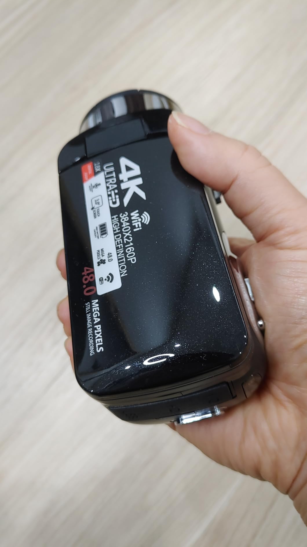 4K Video Camera, Camcorder 48MP Ultra HD WiFi Vlogging Camera for YouTube 18X Zoom 3.0