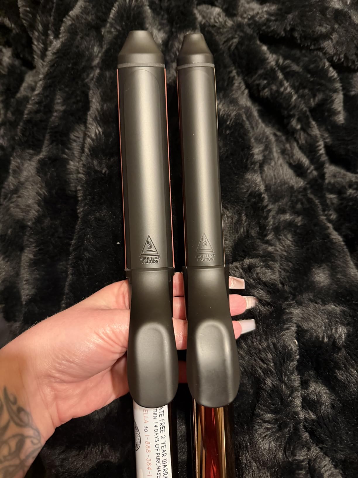ELLA BELLA Curling Iron 1 Inch - Professional Hair Curler, Curling Wand, Ceramic Curling Irons, Transform Your Look in Seconds, Suitable for All Hair Types, Say Goodbye to Heat Damage customer photo 2