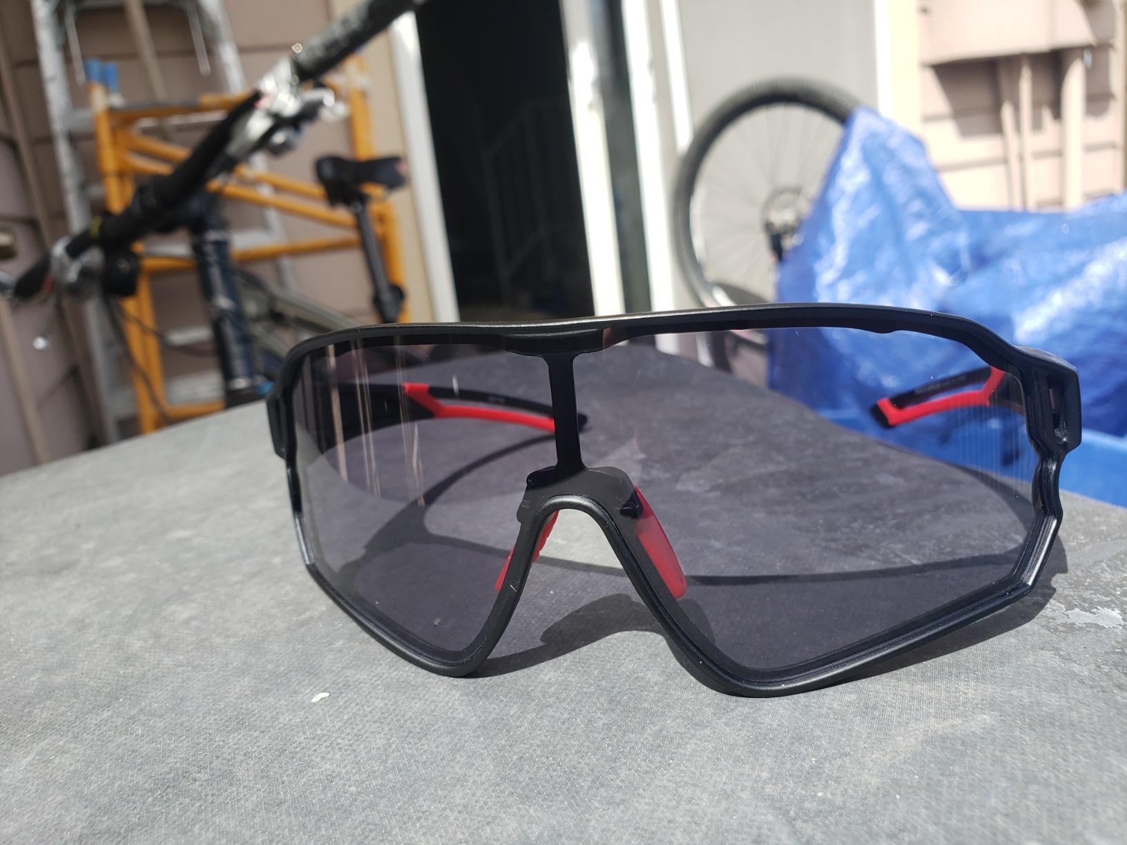 ROCKBROS Photochromic Sunglasses for Men Cycling Sunglasses Sports Bike Glasses customer photo 2