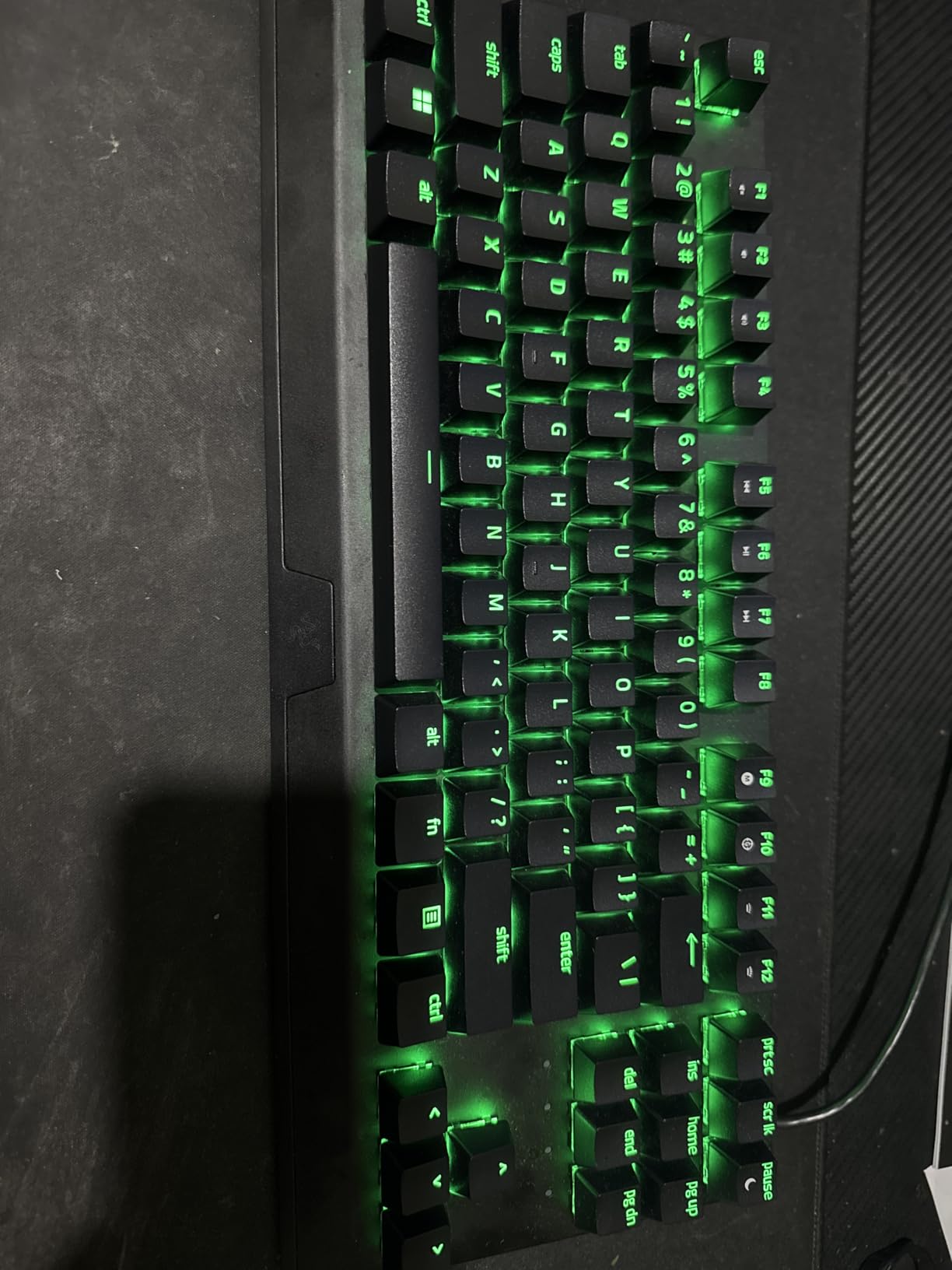 Razer BlackWidow V3 TKL Mechanical Gaming Keyboard: Yellow Mechanical Switches Linear & Silent - Chroma RGB - Compact Form Factor customer photo 2