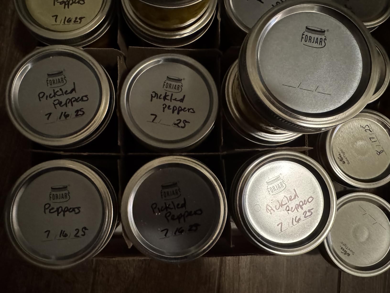 FORJARS Wide Mouth Canning Lids, 50-Pack - Create Airtight Seals on Mason Jars to Preserve Food for Meal Prep & Emergency Food Storage - 3.4 In. Metal Lids with Silicone Seals customer photo 2