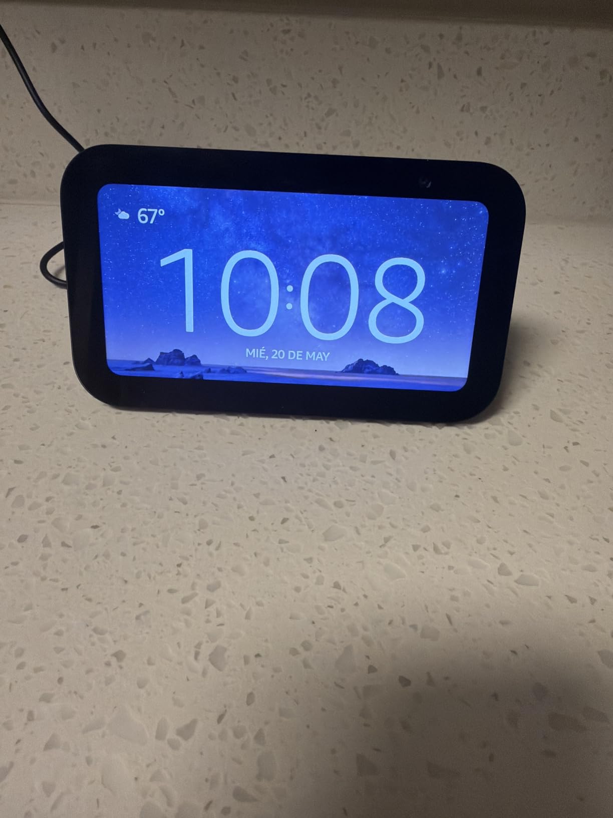 Echo Show 5 (newest model), Smart display, Designed for Alexa+, 2x the bass, Cloud Blue customer photo 1
