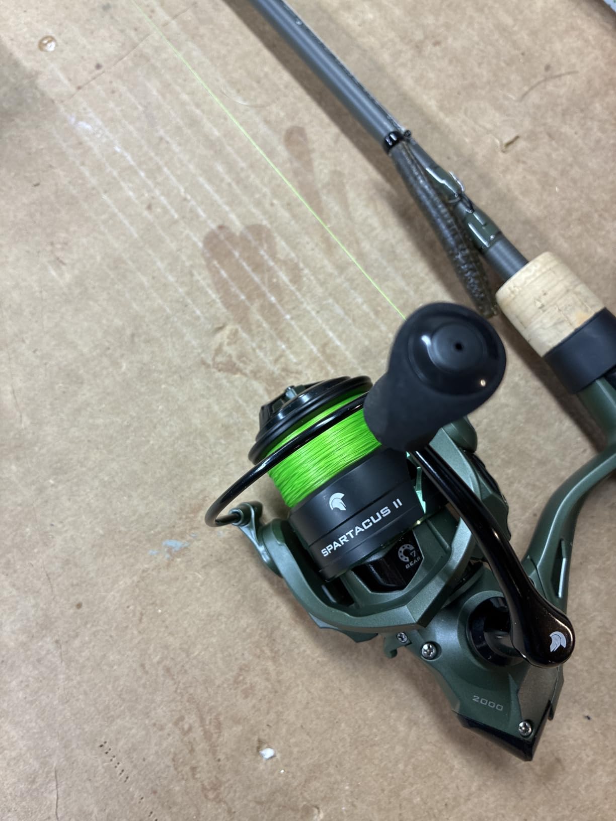 KastKing Spartacus II Spinning Reel - Sealed Carbon Fiber 22LBs Max Drag - 7+1 Stainless BB for Saltwater & Freshwater - 5.2:1 Gear Ratio customer photo 2