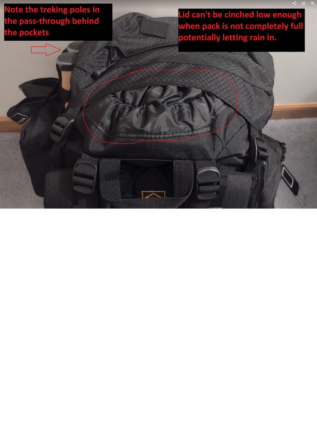 Teton 75L Explorer Internal Frame Backpack for Hiking, Camping, Backpacking, Rain Cover Included, Ocean customer photo 1