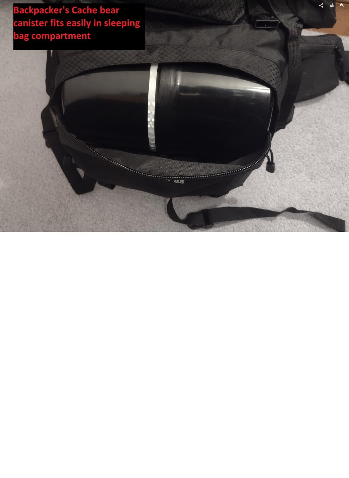 Teton 75L Explorer Internal Frame Backpack for Hiking, Camping, Backpacking, Rain Cover Included, Ocean customer photo 2