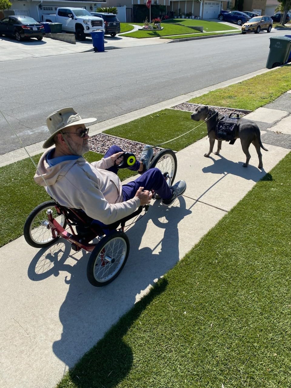 Mobo Triton Pro Adult Tricycle. Recumbent Trike. Adaptive 3-Wheel Bike customer photo 2